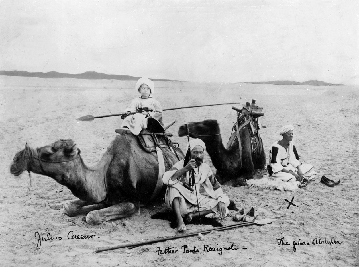 アフリカのパオロロジニョーリ神父、1885年頃 作： イタリアの写真家