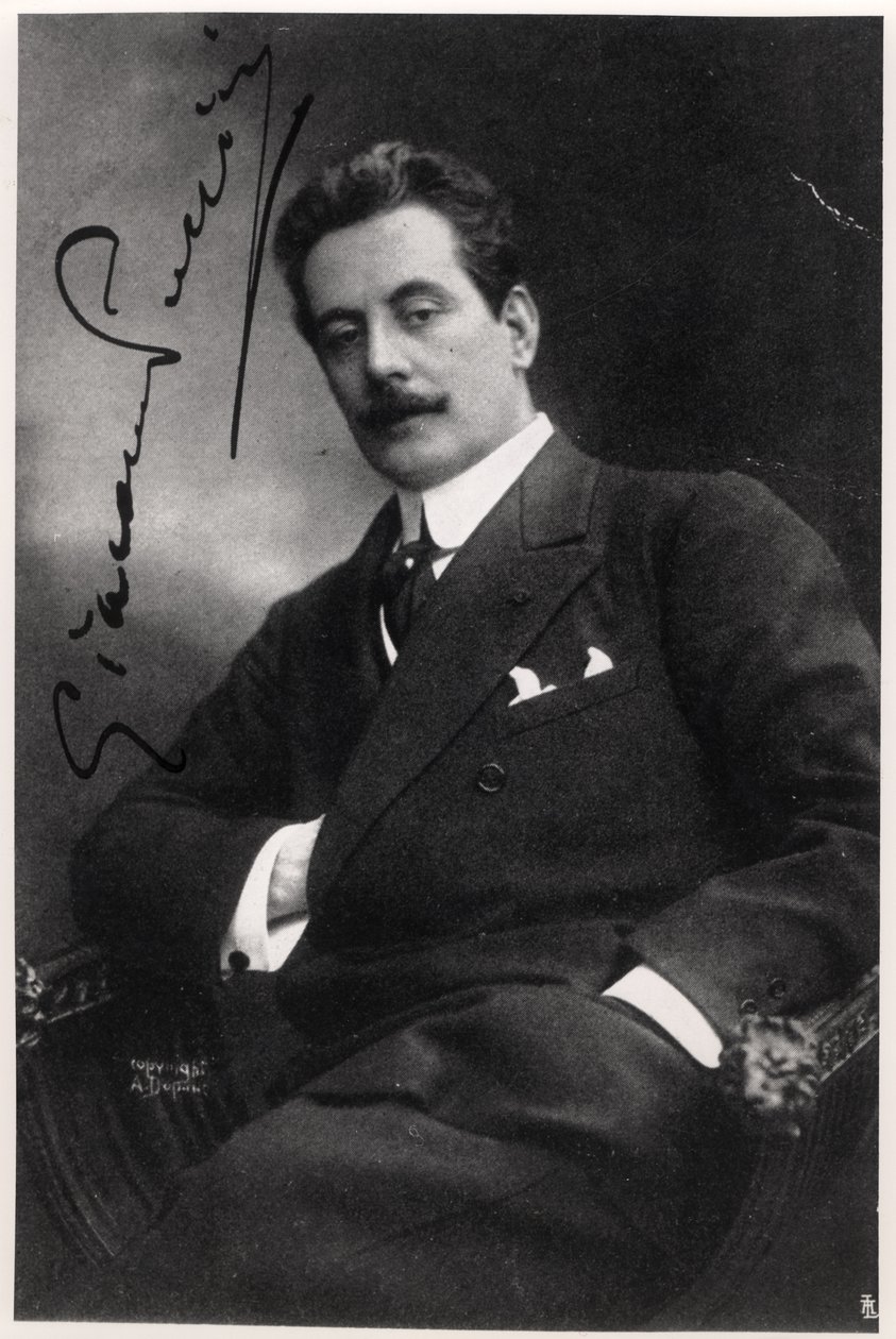 ジャコモプッチーニ（1858〜1924年） 作： イタリアの写真家