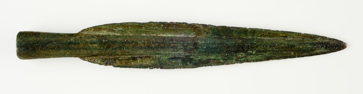 槍の頭、紀元前8世紀（鋳造ブロンズ） 作： イタリア半島