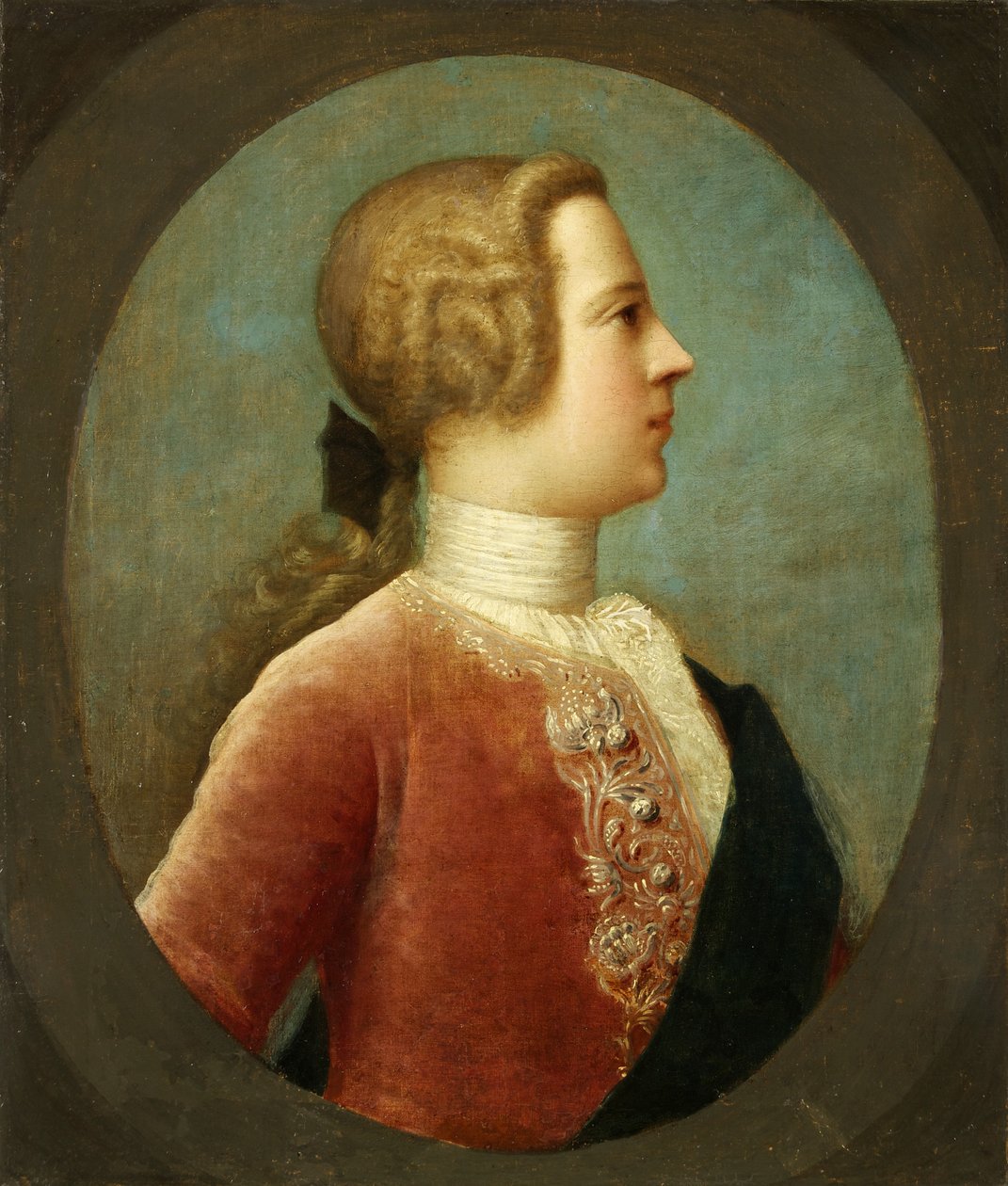 チャールズ・エドワード王子、1740年頃（油彩・キャンバス 作： イタリア語学校