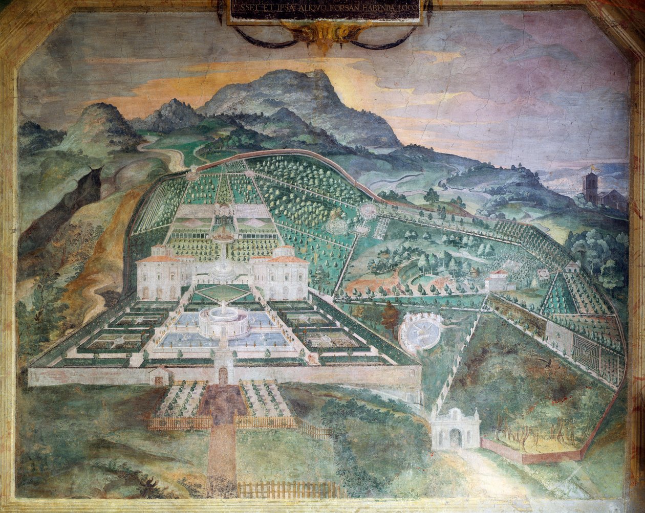 バーニアのヴィラ・ランテ、1581年頃（フレッシュ 作： イタリア語学校