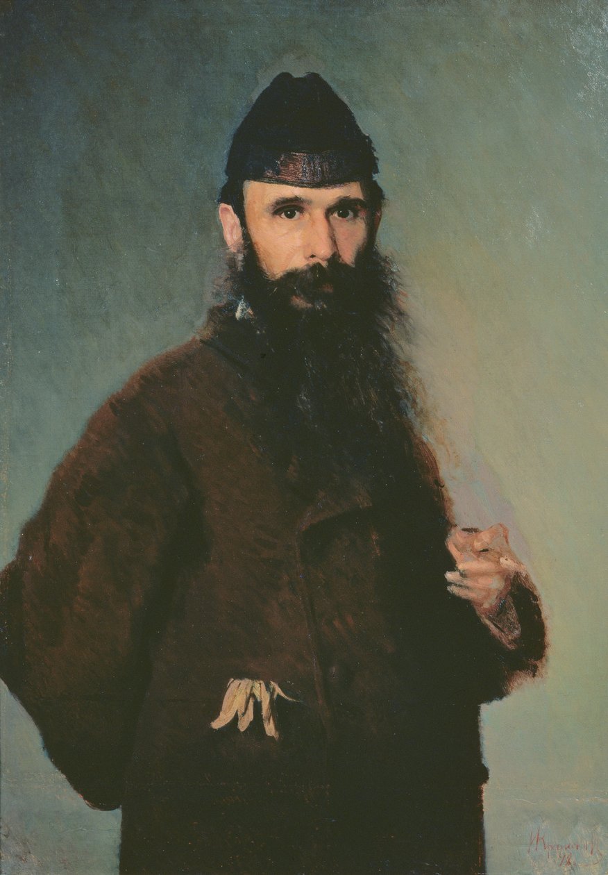 アレクサンドル・リトフチェンコの肖像（1835-90）、1878 作： イワン・ニコラエヴィチ・クラムスコイ