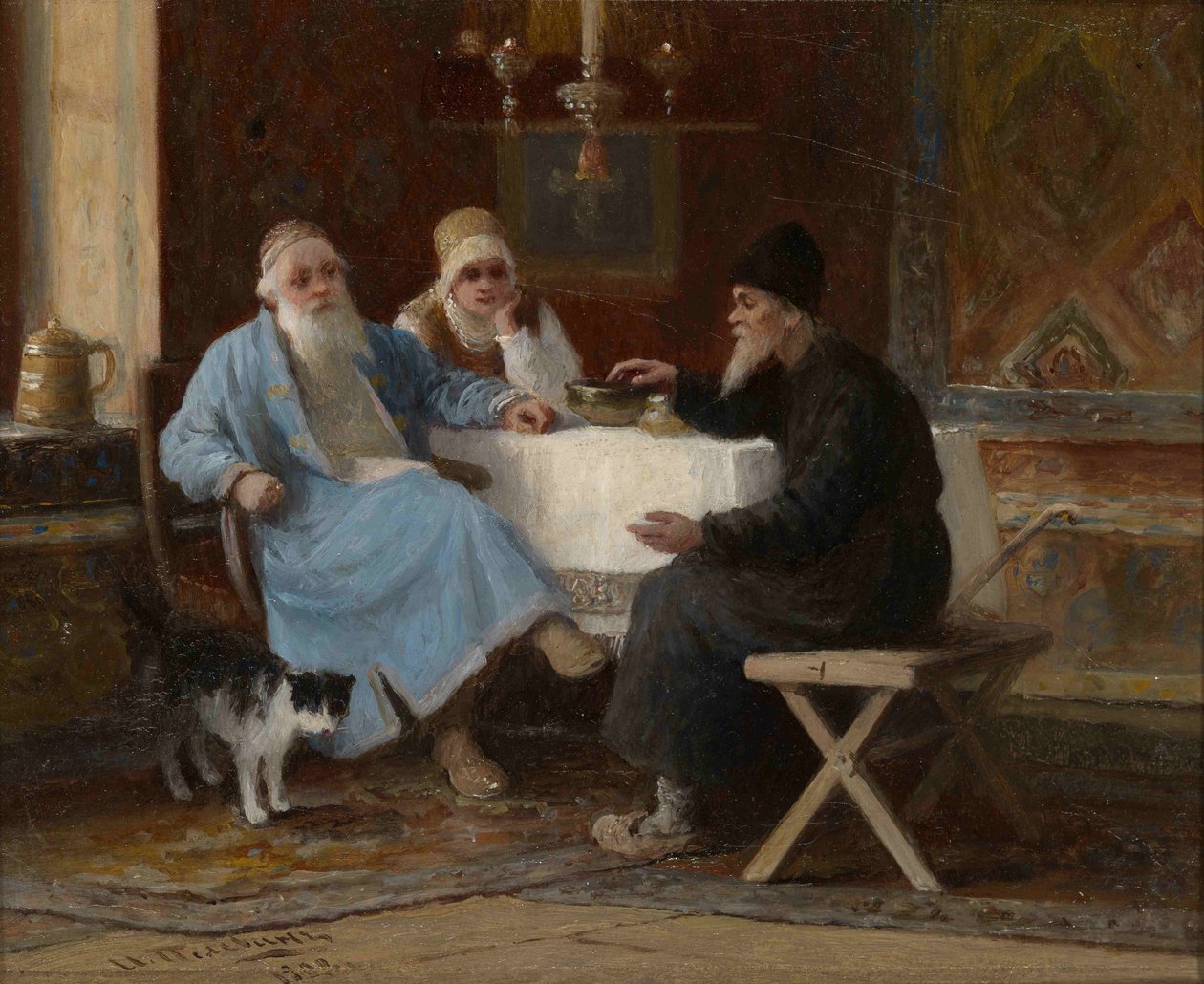 会話、1909 作： Ivan Andreyevich Pelevin