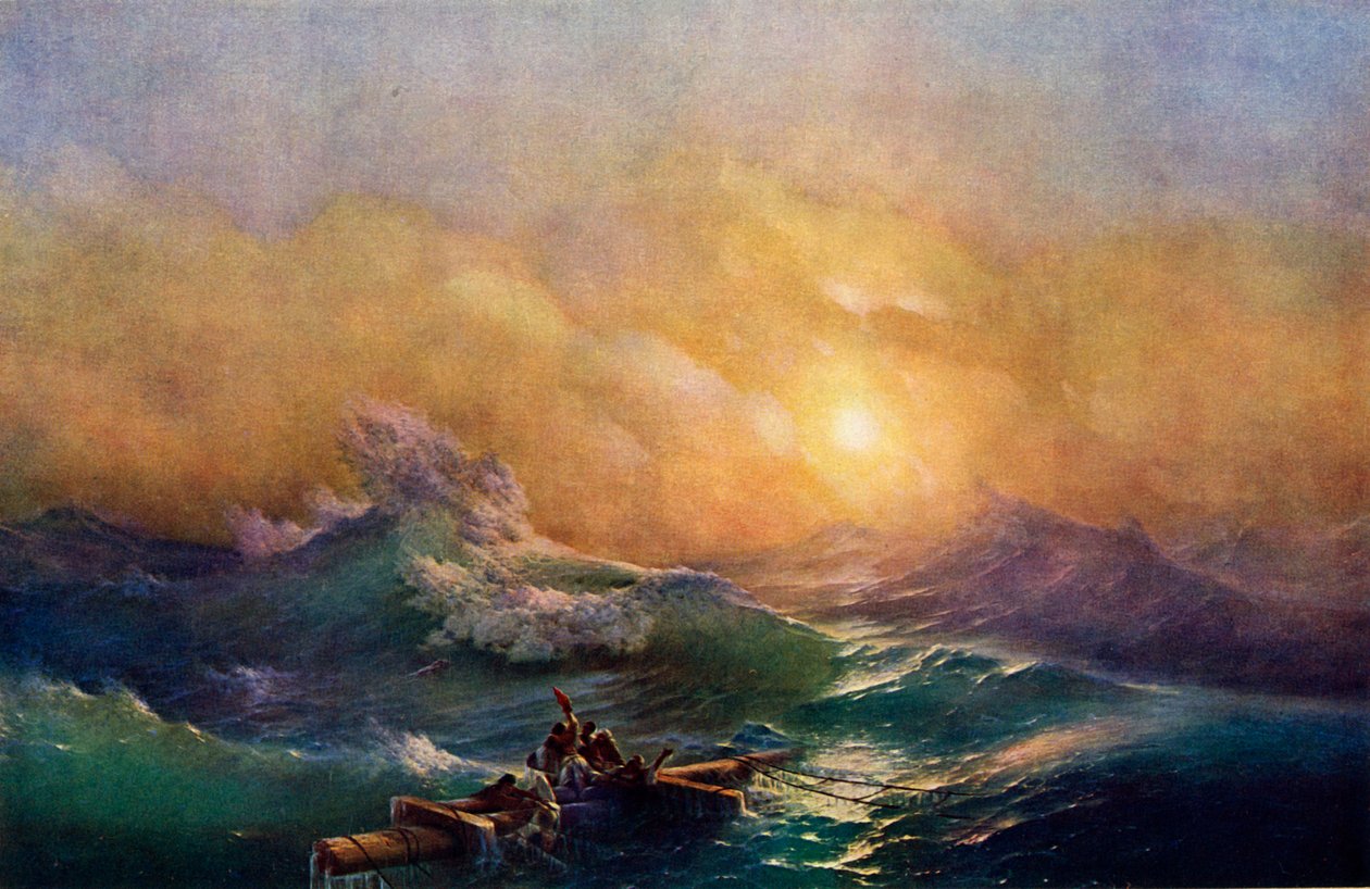 Highest Wave、1850、1939。 作： イワン・アイバゾフスキー
