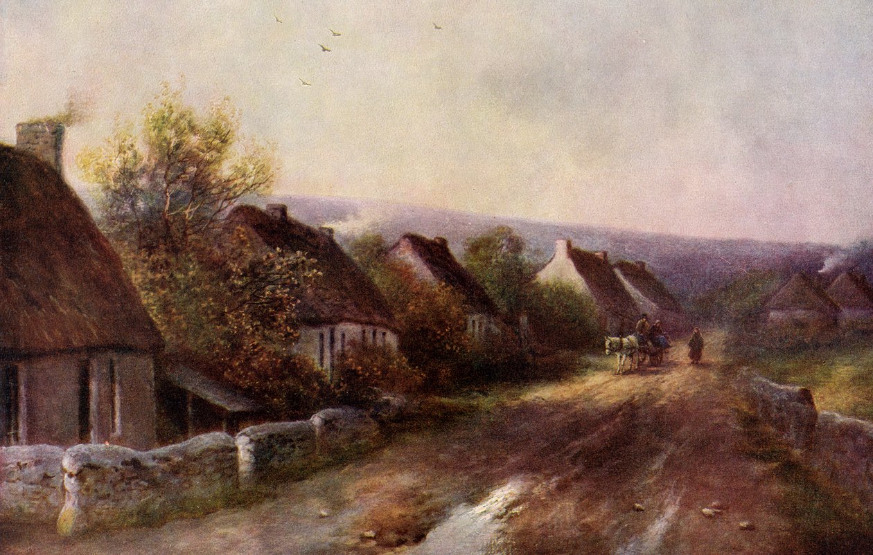 ティペラリーの村」、アイルランド、1924-1926年。 作： JWゴザード