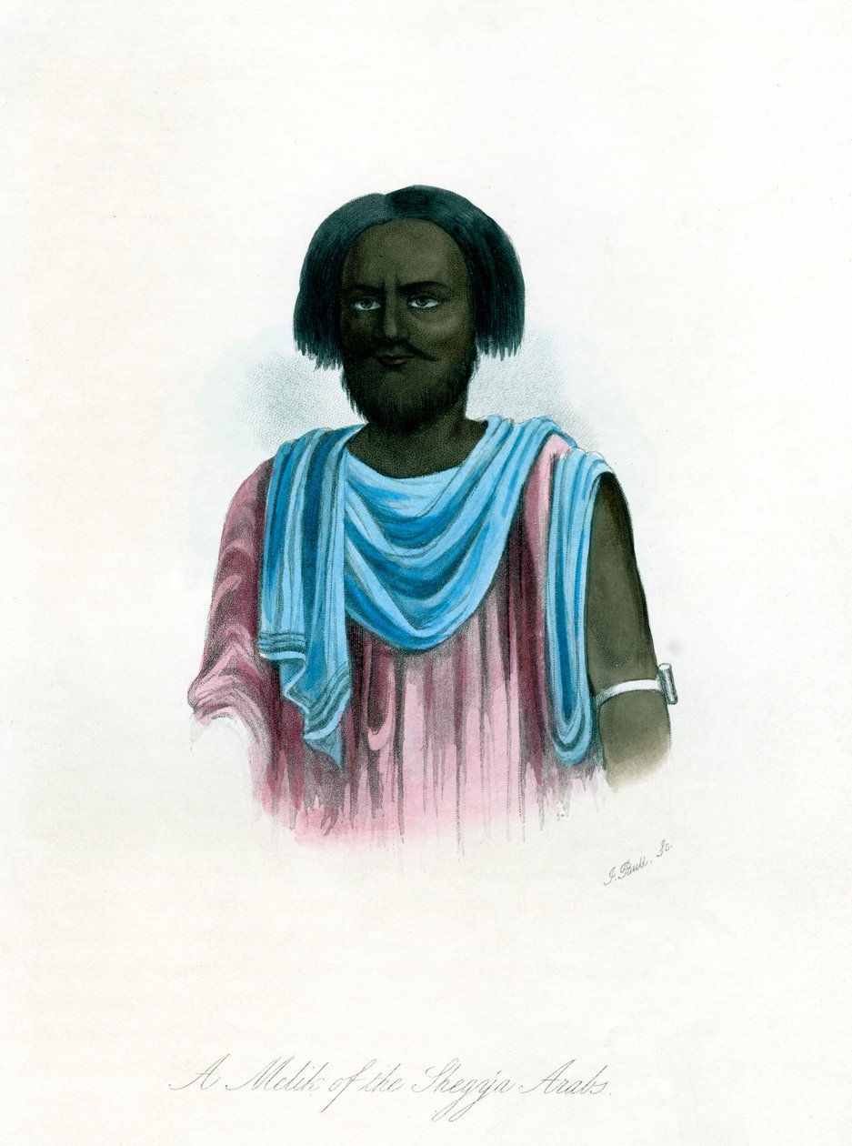 シェイジアアラブ人のメリク、c1840。 作： J.ブル