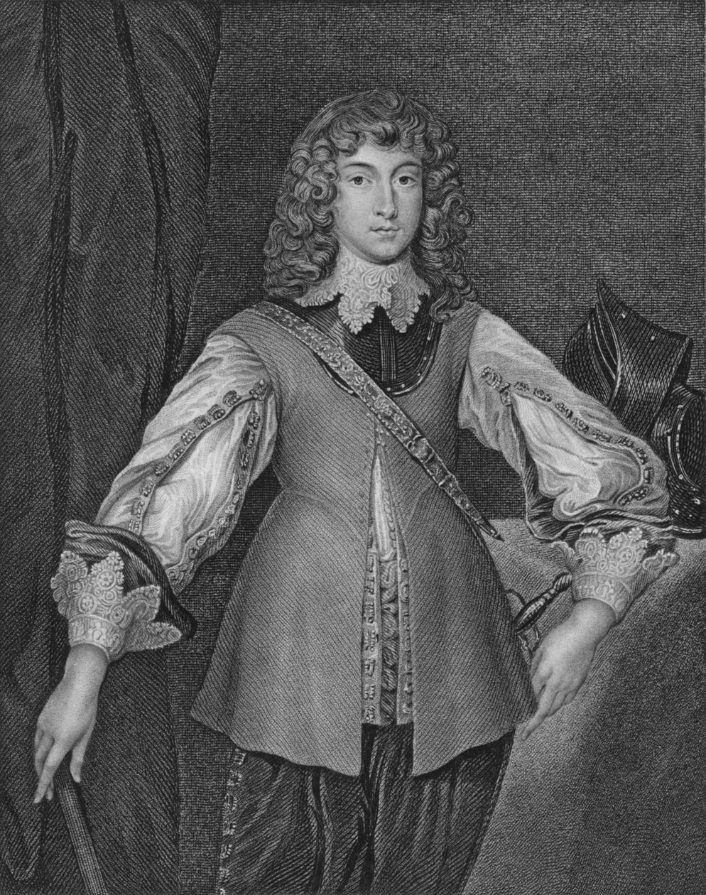 ルパート王子、c1640、19世紀初頭から中期。 作： J・コクラン