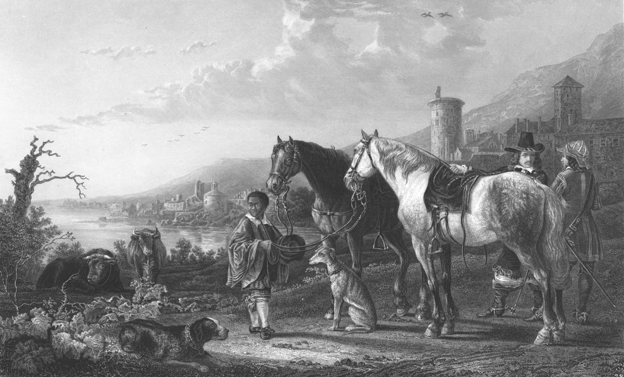 スレーブページ、c1854。 作： J.ゴッドフリー