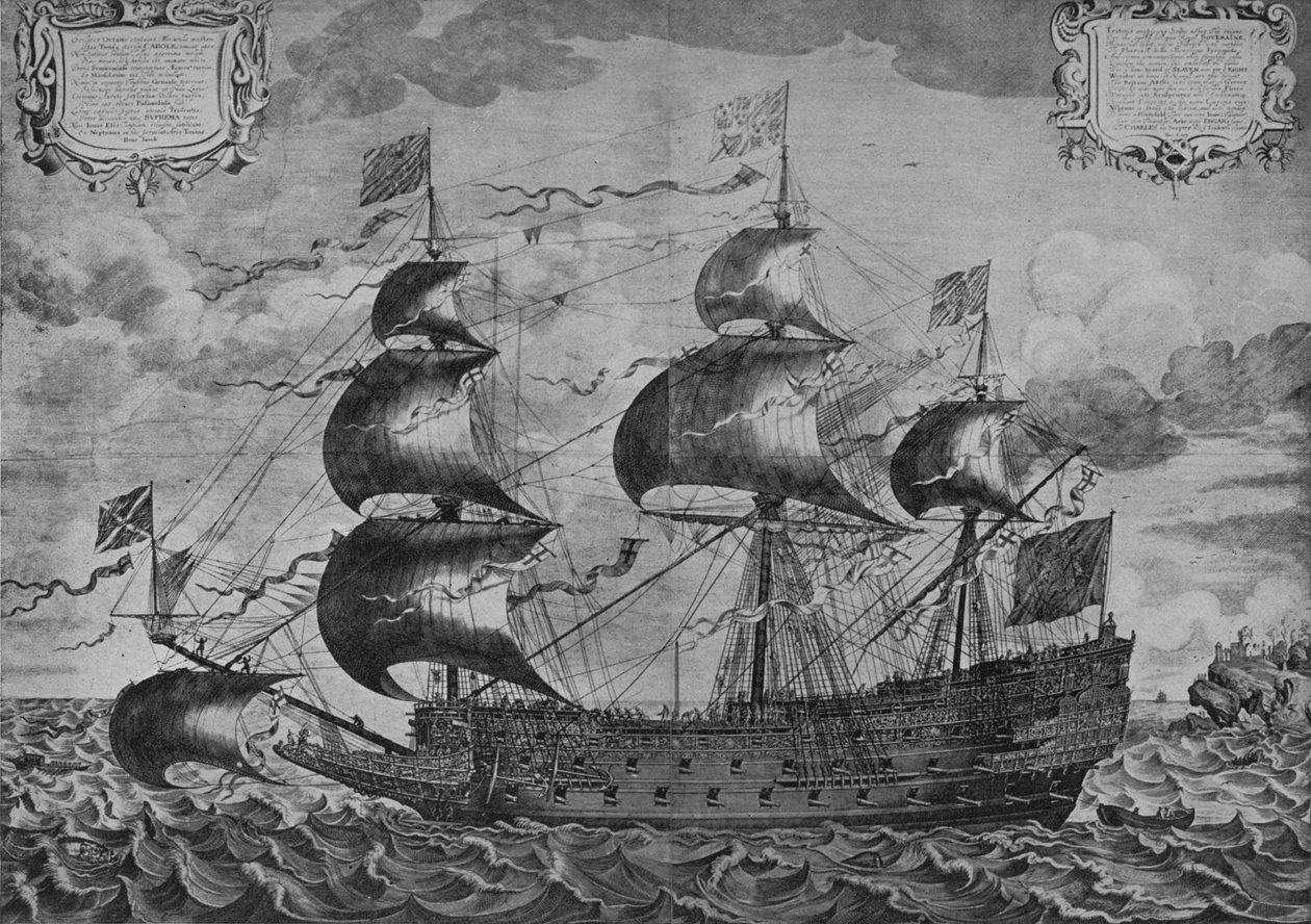 海の君主、c1637 作： J.ペイン