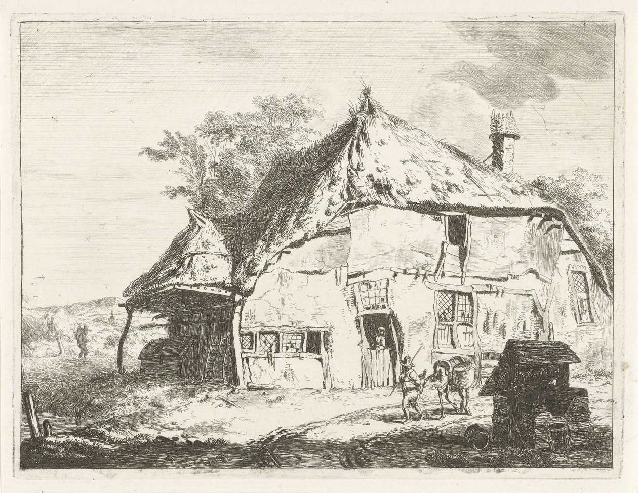 井戸の近くの農場 作： Jabes Heenck