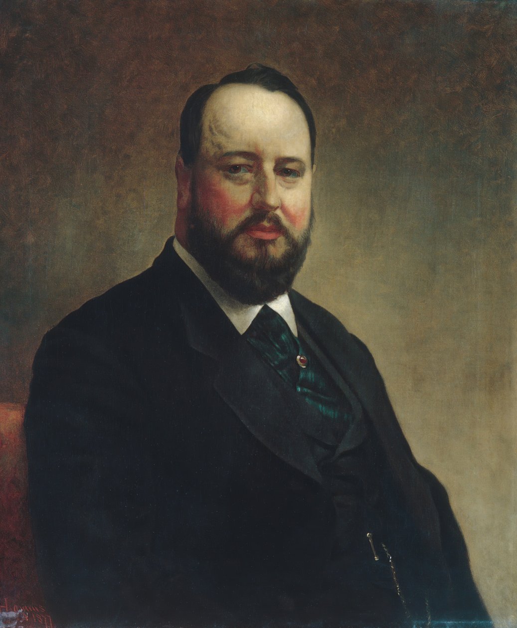 ジョセフ・W・ドレクセル、1877年。 作： ジェイコブ・ハート・ラザロ