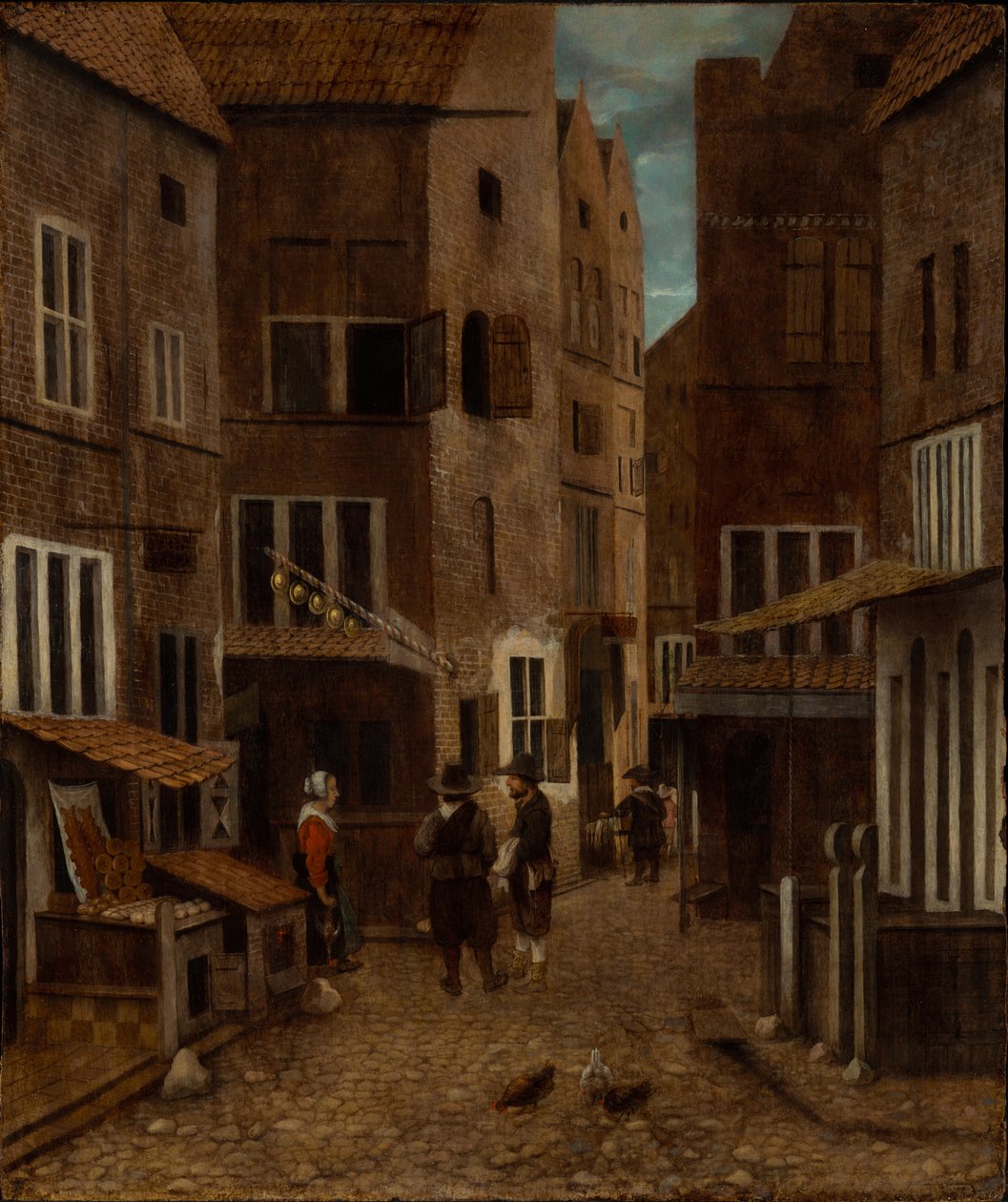 街の風景 作： Jacobus Vrel
