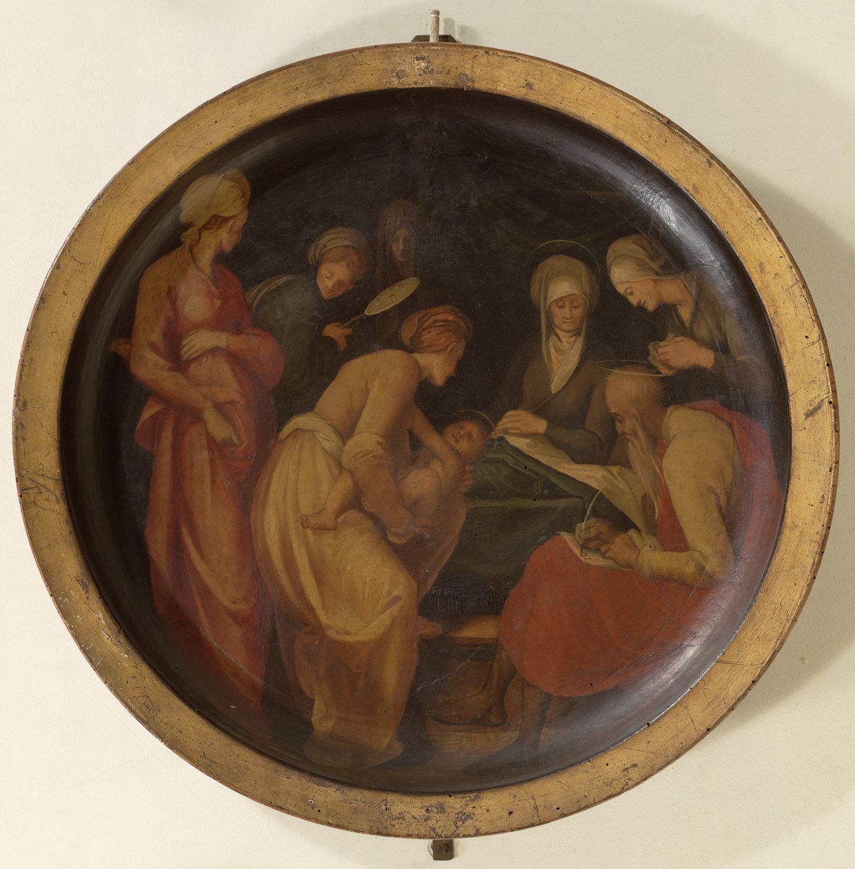 洗礼者ヨハネの誕生、1526年 作： ヤコポ・ポントルモ