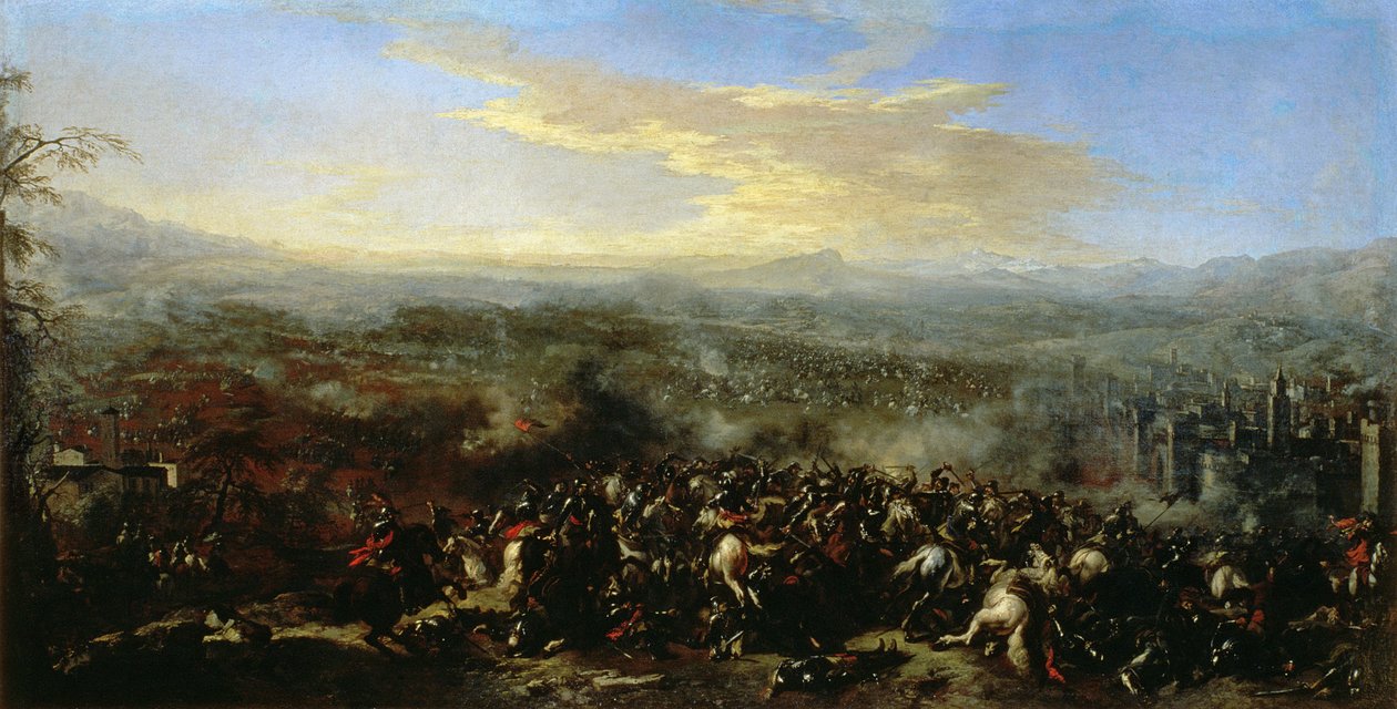1634年、1648年のネルトリンゲンの戦い 作： ジャック・クルトワ