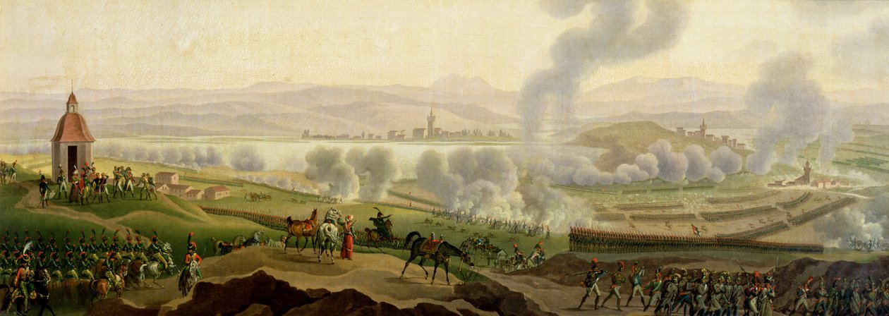 ワグラムの戦い、1809年7月6日 作： ジャック・フランソワ・ジョセフ・スウェバッハ