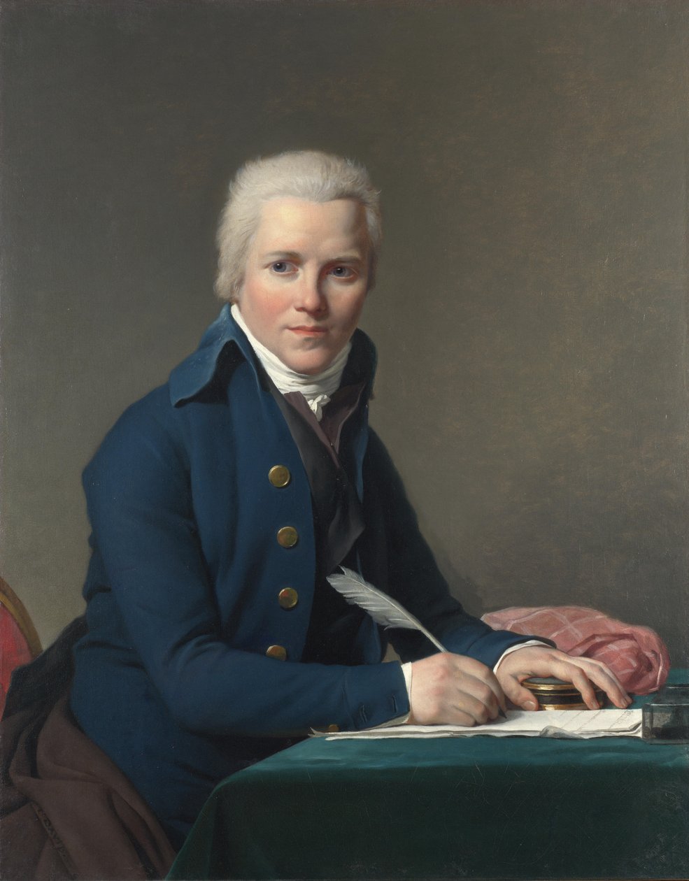 パリのオランダ使節Jacobus Blauw 作： ジャック・ルイス・デビッド
