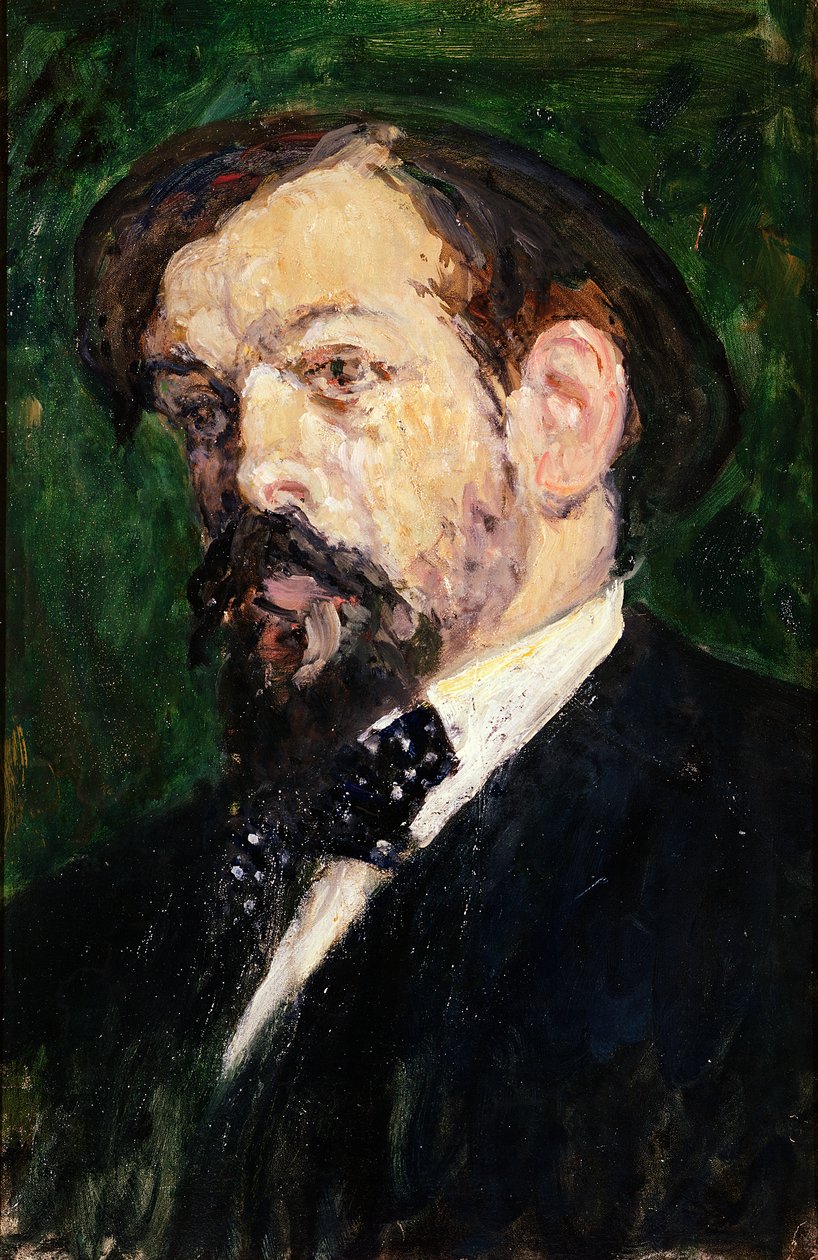 クロード・ドビュッシーの肖像（1862-1918） 作： ジャック・エミール・ブランシュ