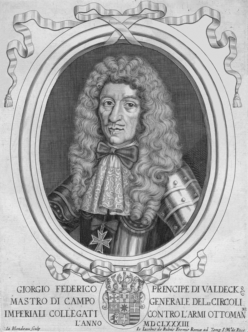 ヴァルデックのゲオルク王子フリードリヒ、1690年代。 作： ジャック・ブロンドー