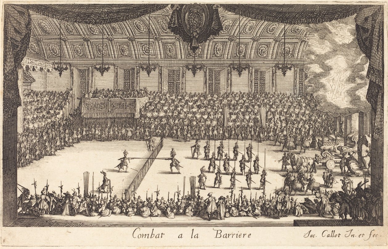 障壁での戦闘（1627年 作： ジャック・カロ