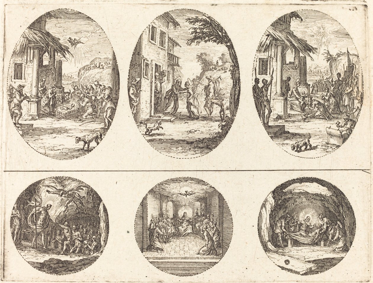 情熱の謎、c。 1631年。 作： ジャック・カロ