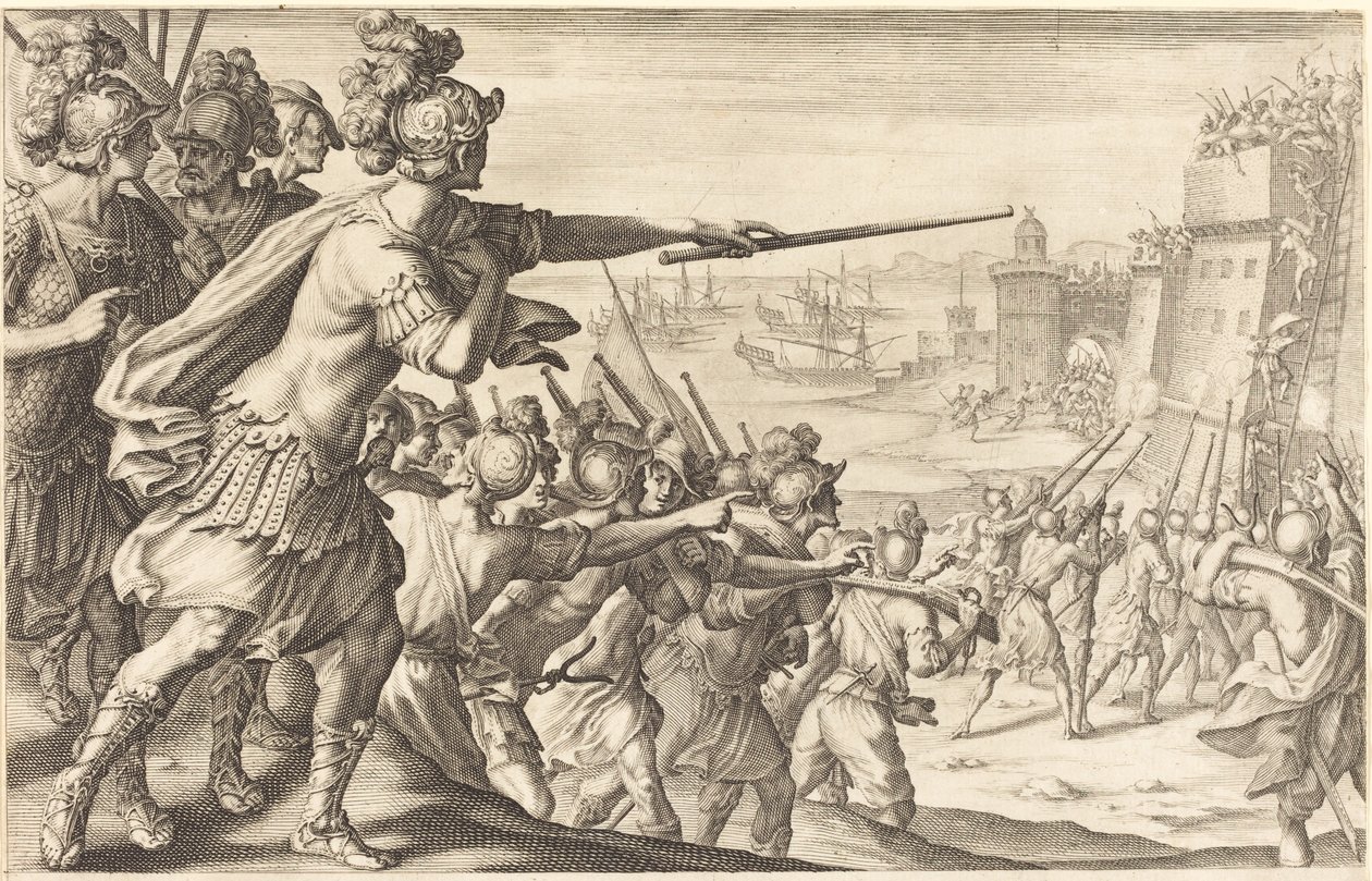 骨の採取、c。 1614年。 作： ジャック・カロ