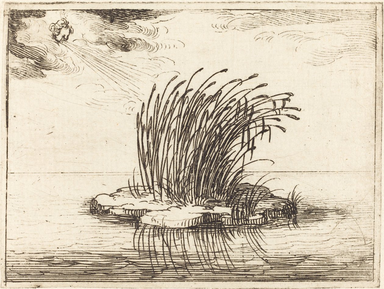葦と風、1628年。 作： ジャック・カロ