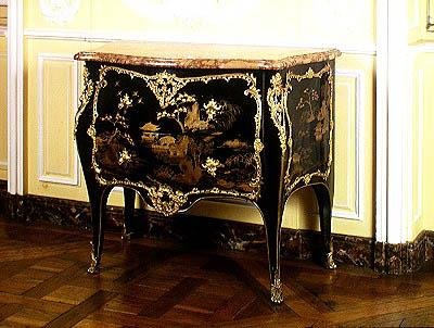 ルイ15世スタイルの大便器、1723-74（漆木材） 作： ジャック・デュボア