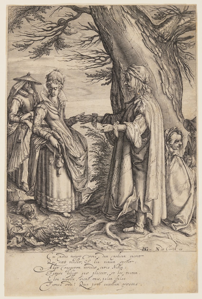 占い師 作： Jacques de Gheyn II