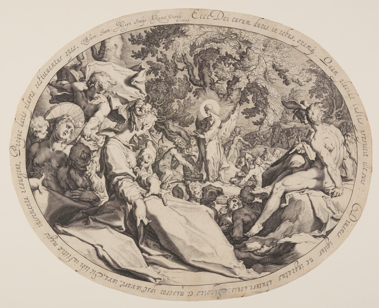 パンの奇跡 作： Jacques de Gheyn II
