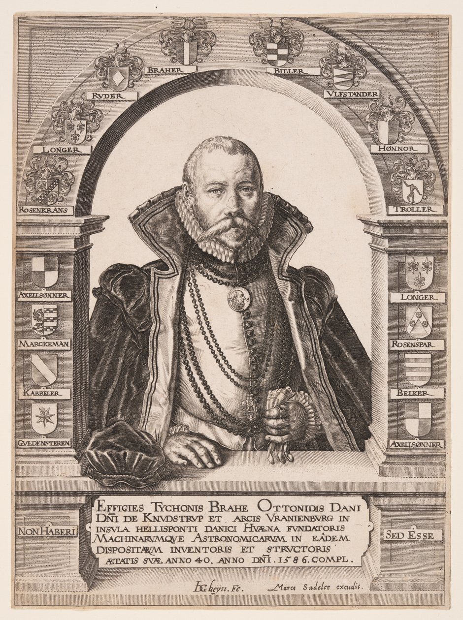 ティコ・ブラーエ 天文学者 作： Jacques de Gheyn II