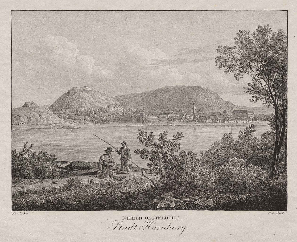 Nieder-oesterreich, Stadt Hainburg 作： ヤコブ・アルト
