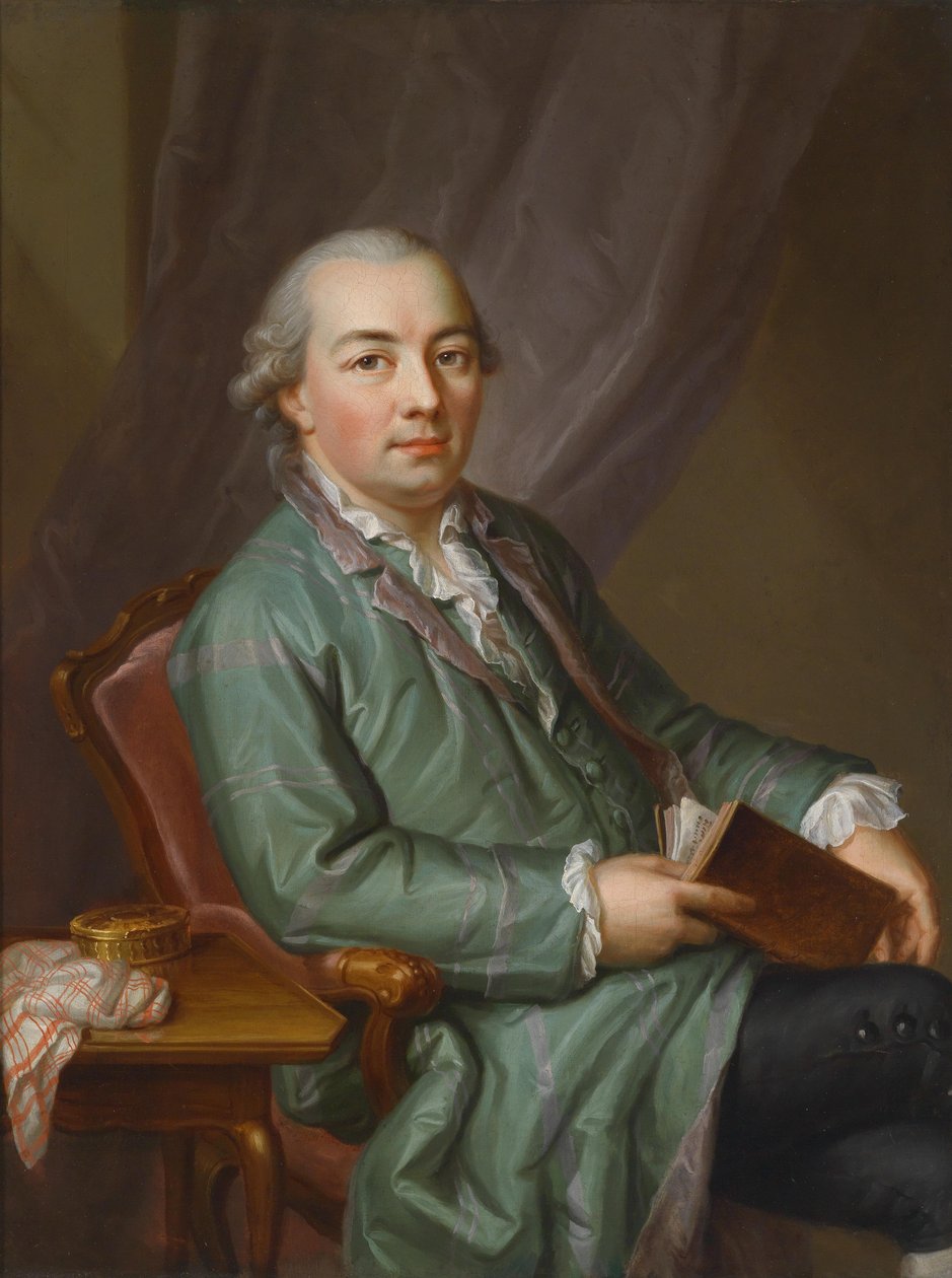 ヨハネス・ジェンナー（1735-1787）の肖像 作： ヤコブ・エマヌエル・ハンドマン