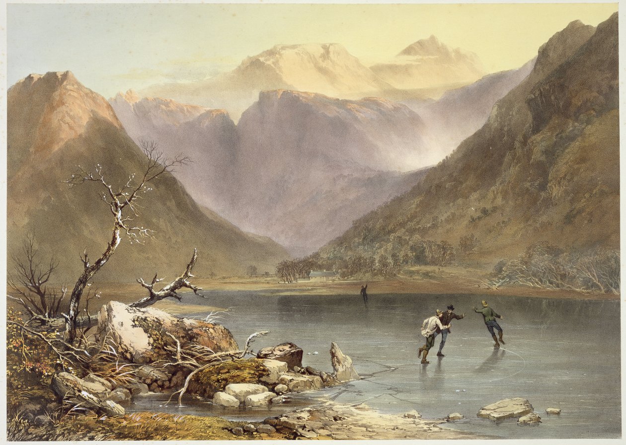 ブラザーズウォーター、「イギリス湖水地方」、1853年（詳細は90429を参照） 作： ジェームズ・ベイカー・パイン