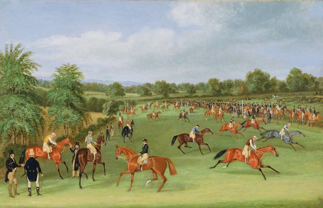 Epsom Races：準備を始める 作： ジェームズ・ポラード