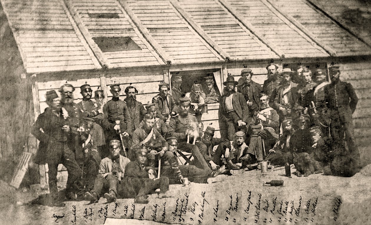 1856年5月18日王立アイルランド連隊キャンプ、セバストポル 作： ジェームス・ロバートソン
