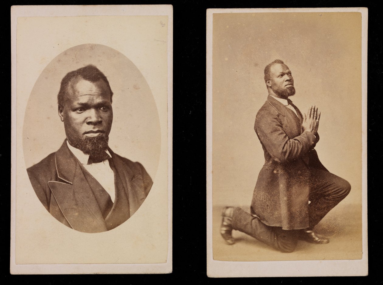 ダブルポートレート、1870年頃（アルブメンプリント） 作： ジェームズサンダーランド
