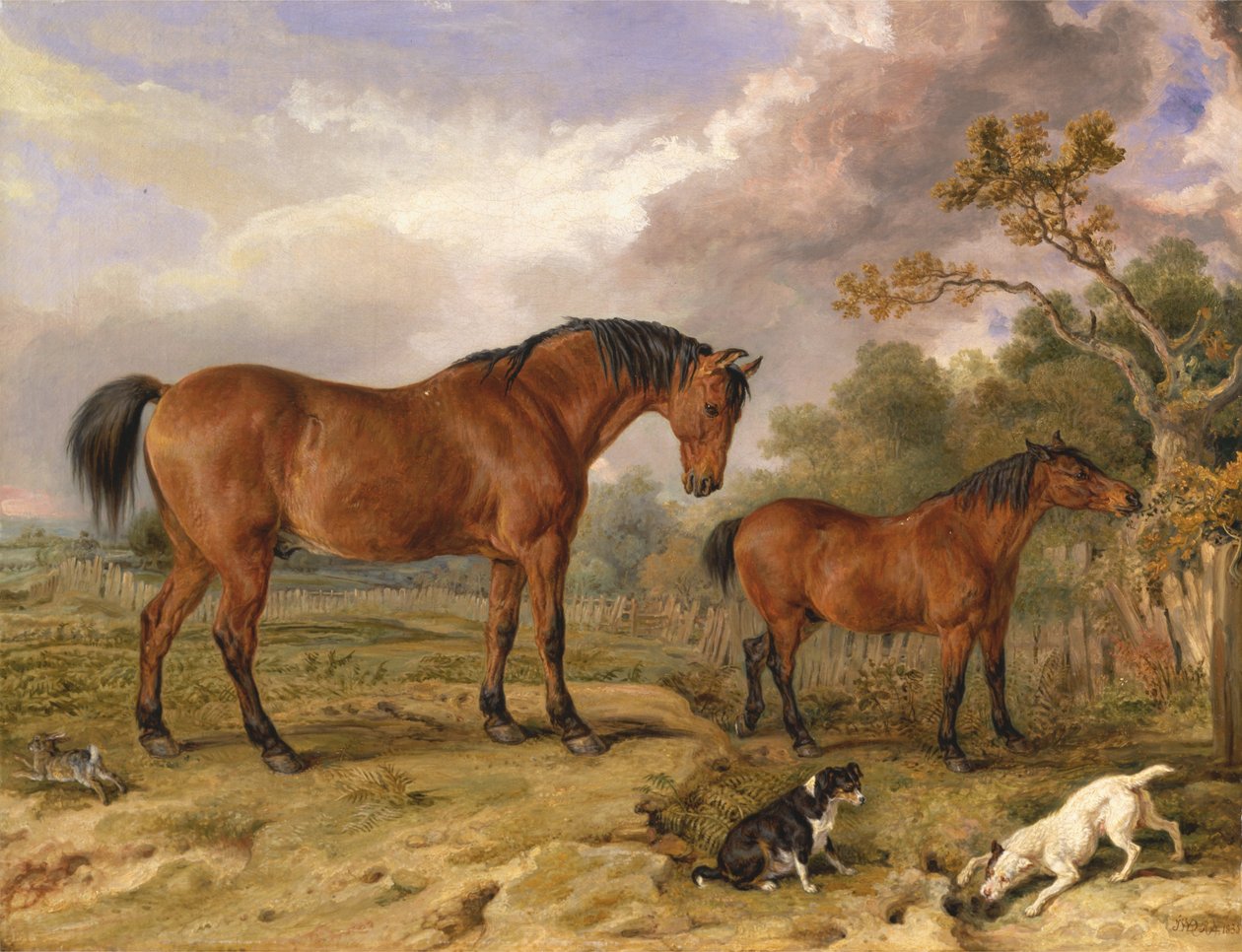 Reformer、Blucher、Tory and Crib、Rowland Alston、Esq。、MPの所有物の肖像画 作： ジェームズワード