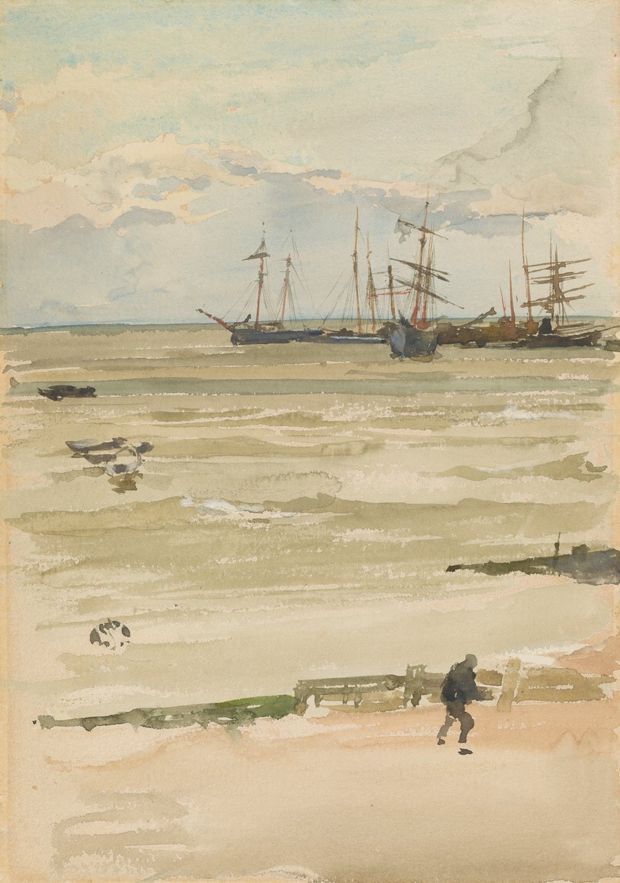 The Anchorage, 1882-1884. 作： ジェームズ・アボット・マクニール・ウィスラー
