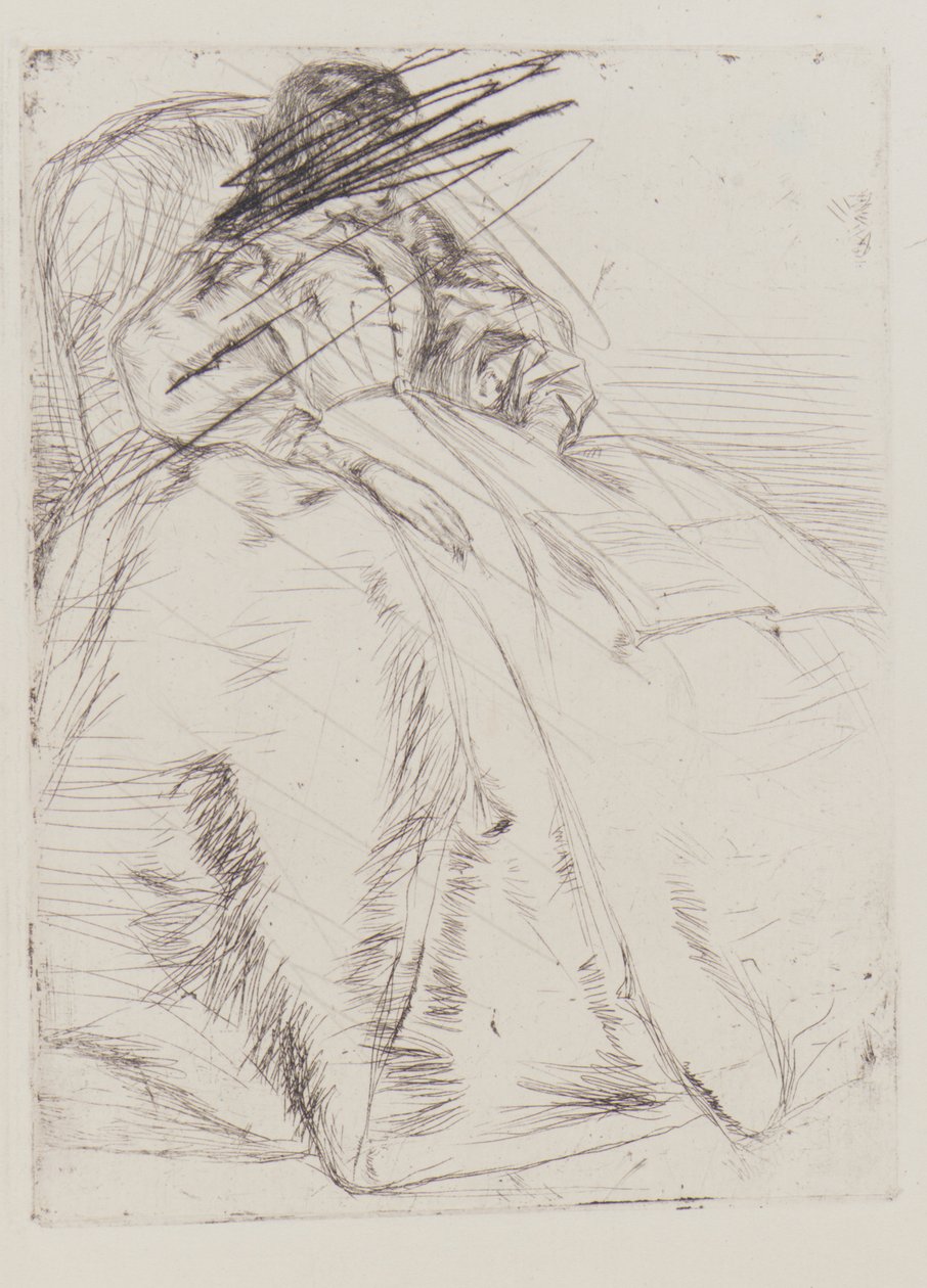The Open Book, 1861. 作： ジェームズ・アボット・マクニール・ウィスラー