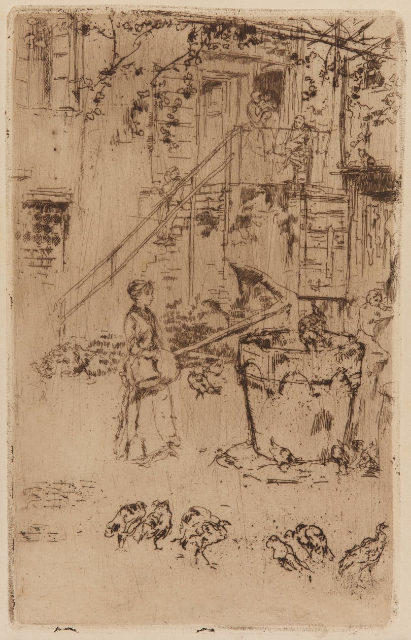 七面鳥、1879～1880年 作： ジェームズ・アボット・マクニール・ウィスラー