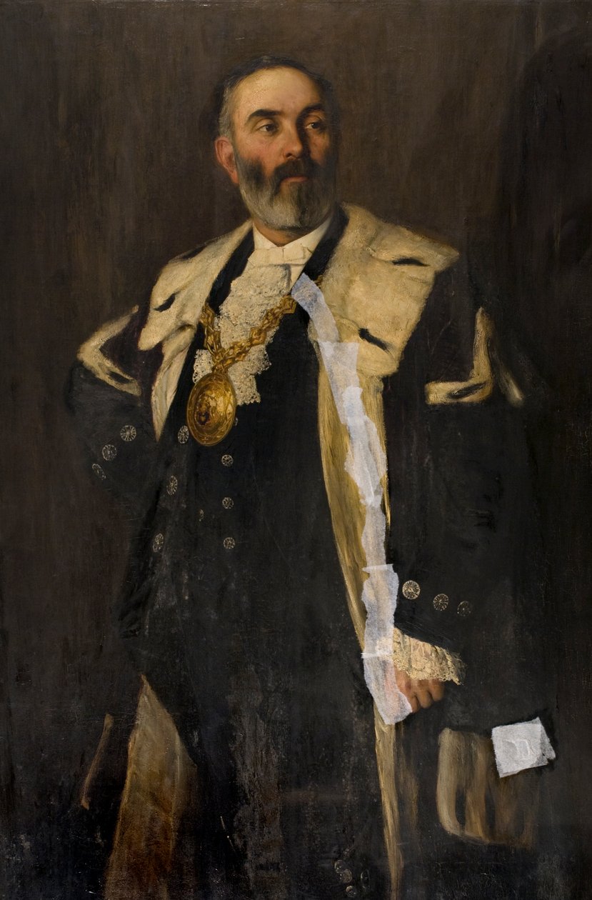 ヒュー・バリンゴール学長 (1840-1910) 作： ジェームズマイケルブラウン