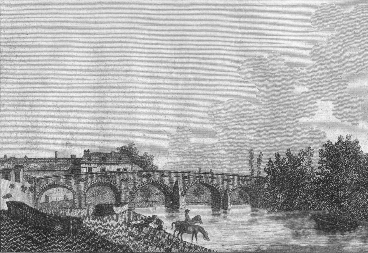 ケント州メードストン橋。 Pl。 1787年2月 作： ジェームズ・ニュートン