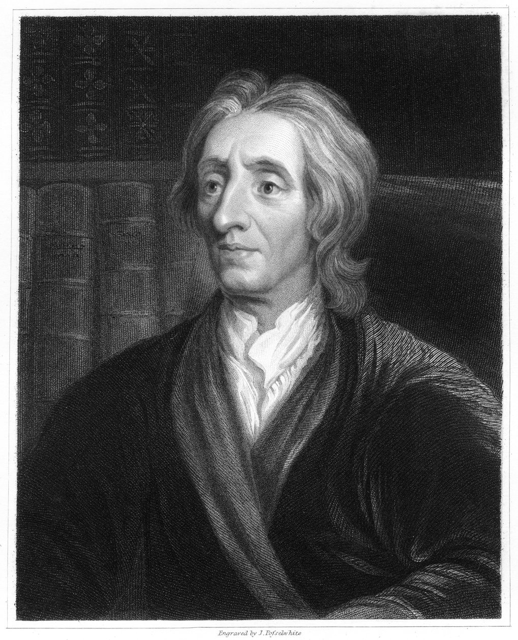 ジョンロック、イギリスの哲学者、1836年。 作： ジェームズ・ポッセルホワイト