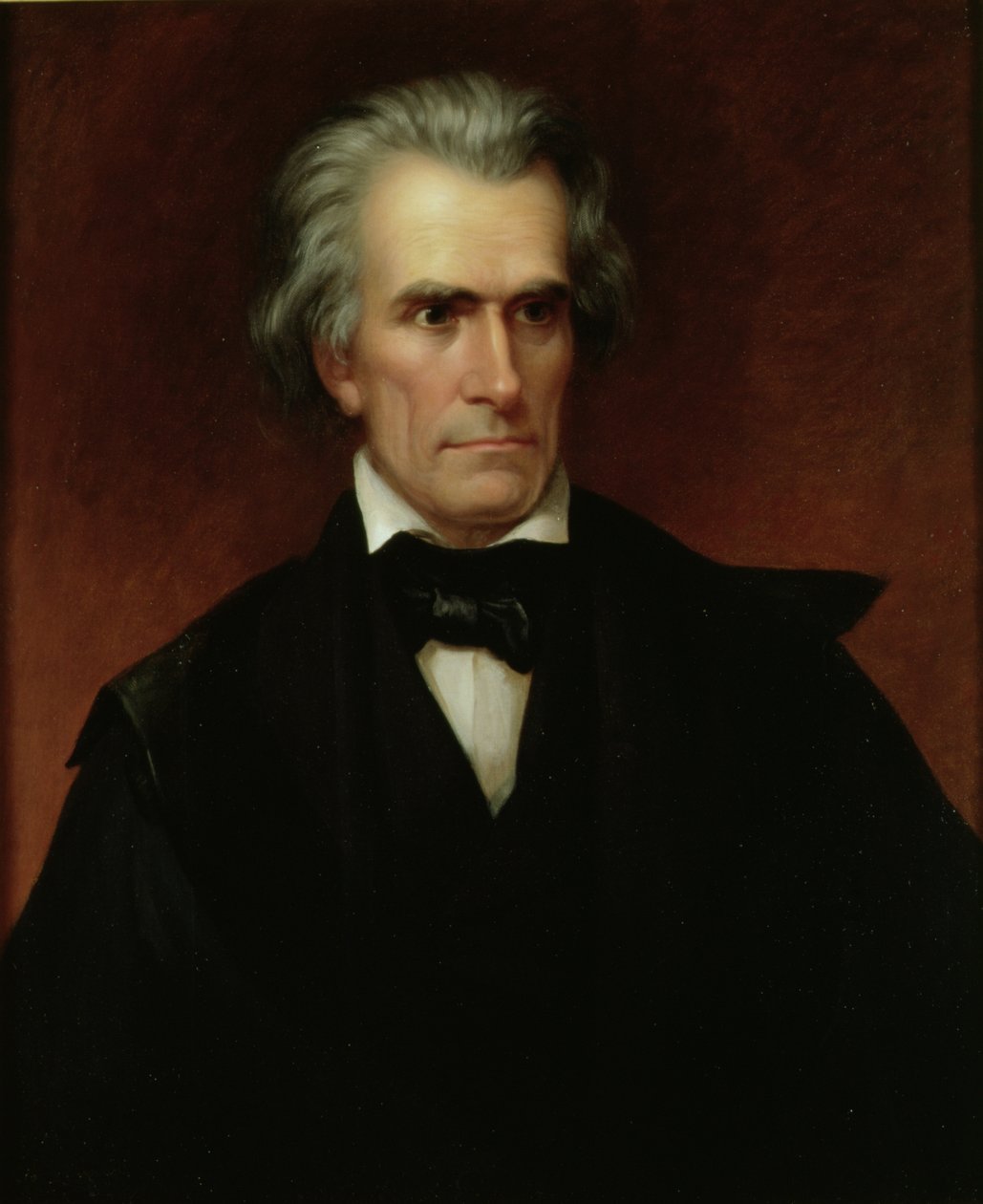 ジョン・コールドウェル・カルフーン（1782-1850）c.1845 作： ジェームス・リード・ラムディン
