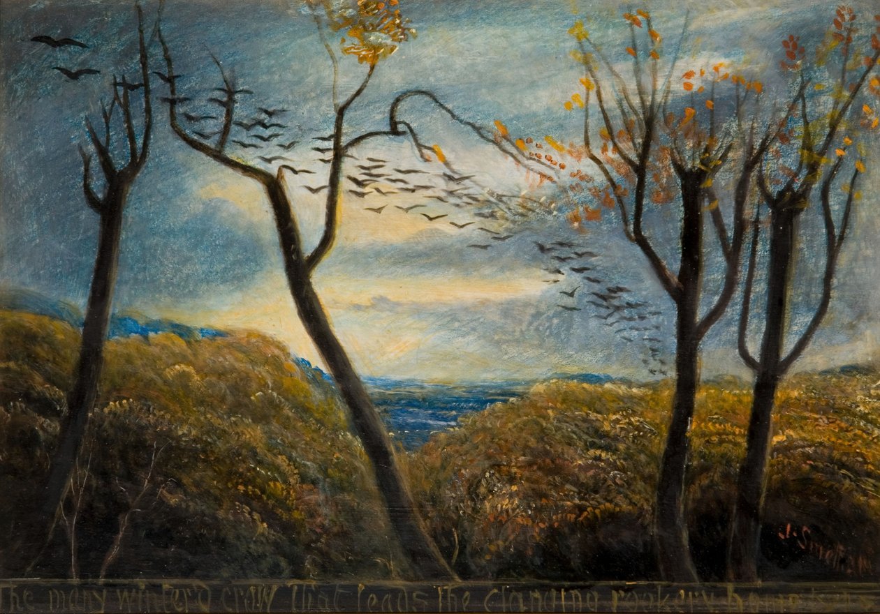 The Many Wintered Crow」（1880年）。 作： ジェームズ・スメタム