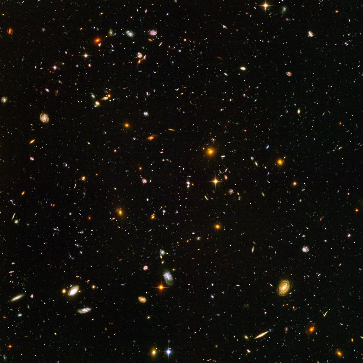 ハッブル超深場 作： ジェイムズウェッブ宇宙望遠鏡（NASA）