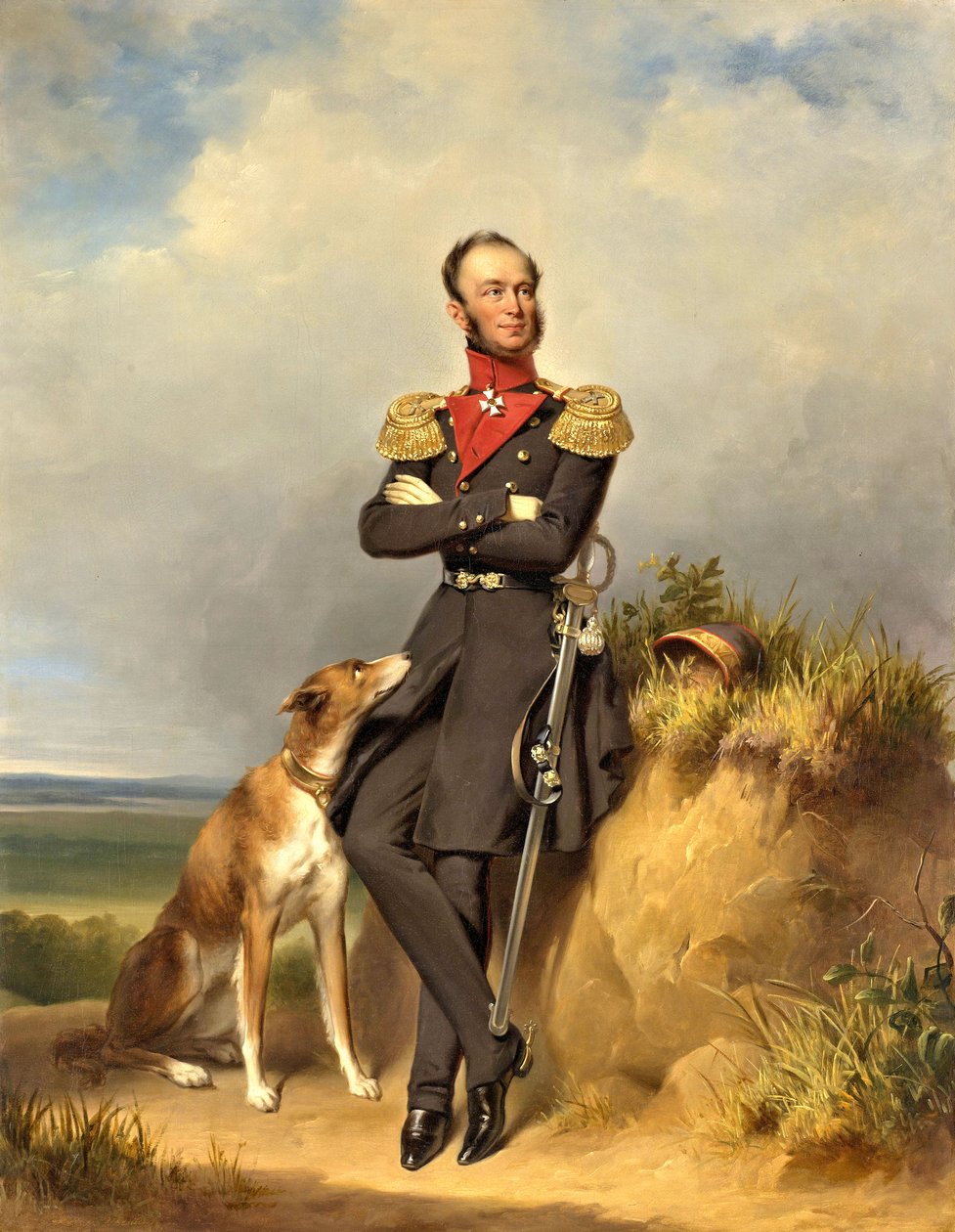 ウィリアム2世（1792-1849）、オランダ国王 作： ヤン・アダム・ヤンズーン・クルーゼマン