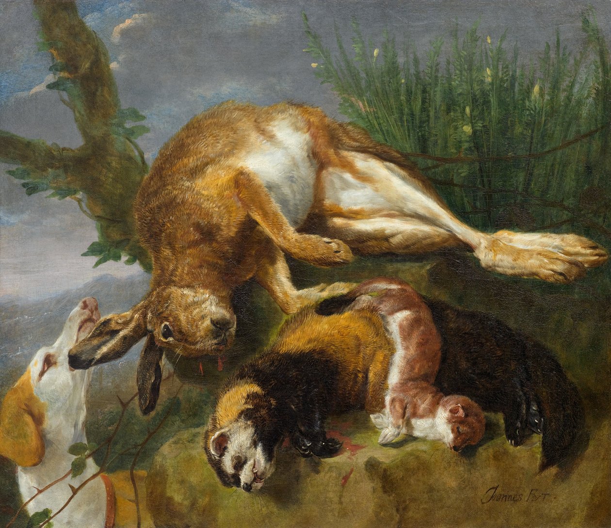 犬との静物狩り 作： ヤン・ファイト