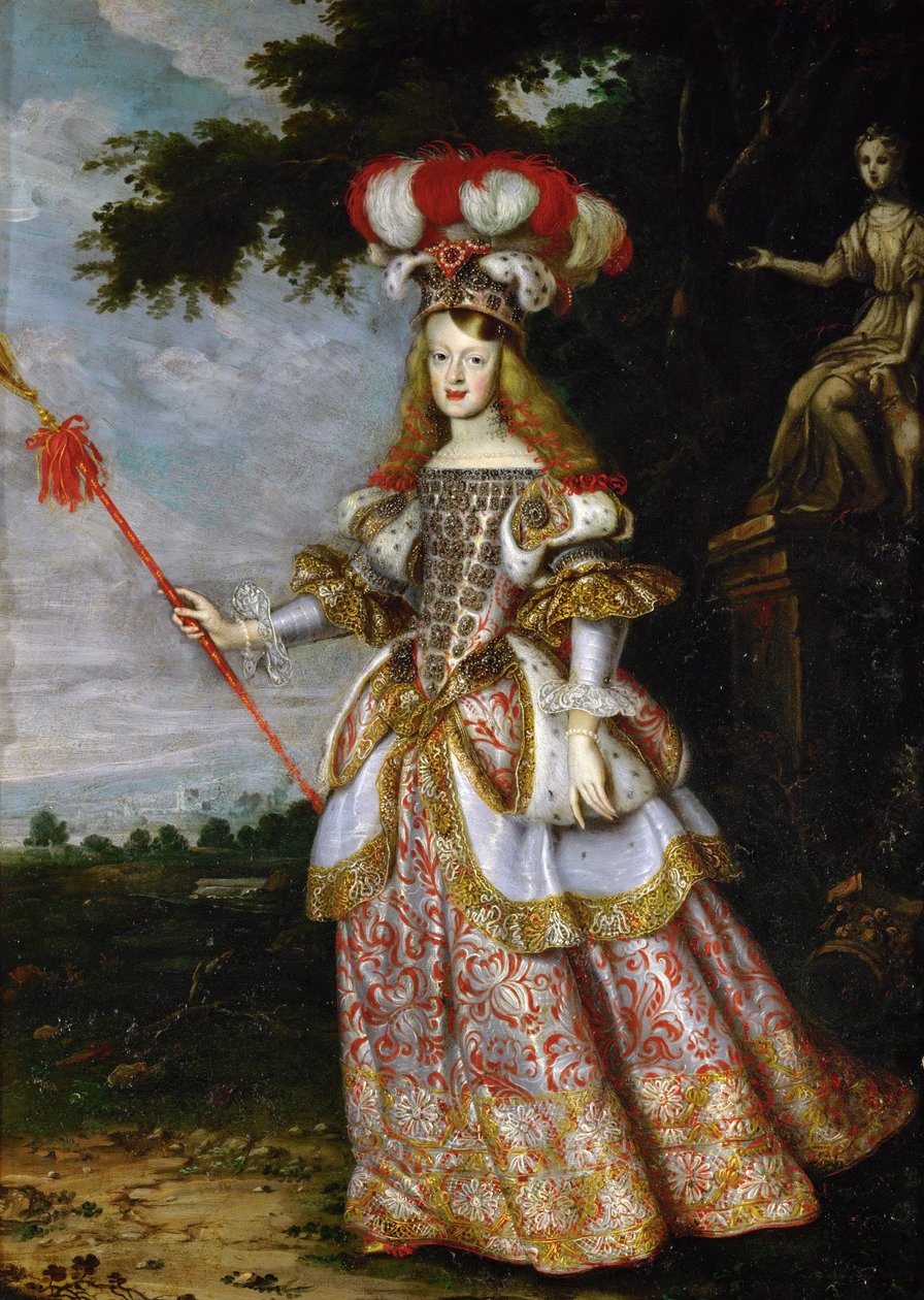 インファンタマーガレットテレサ（1651-1673）、皇后、劇場衣装 作： ヤン・トーマス・ファン・アイペレン