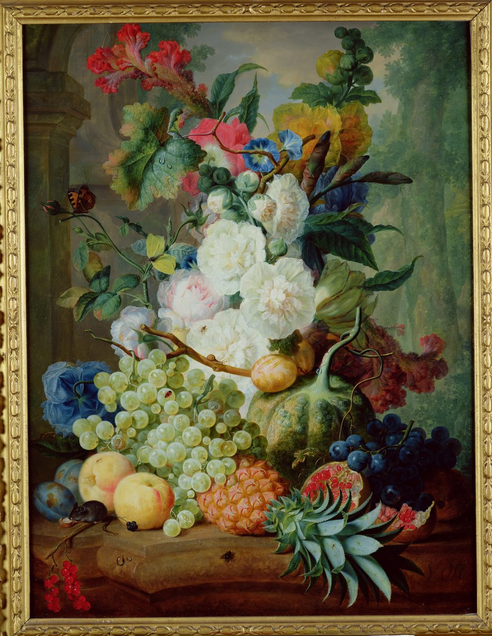 果物と花（油） 作： Jan van Os